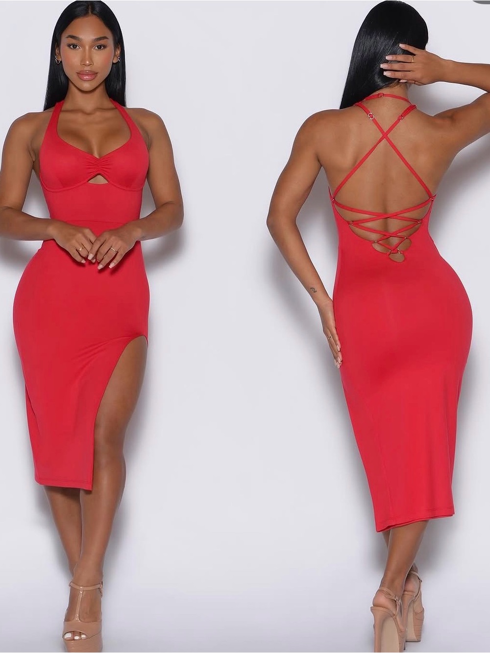 Bombshell Sportswear Love you Dress Red Medium